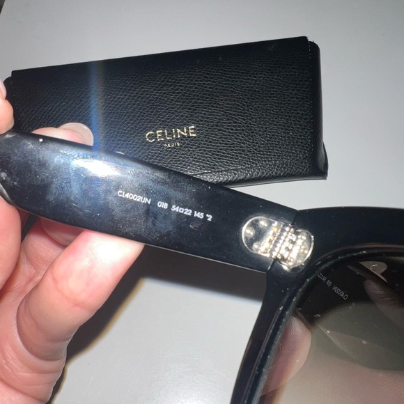 Celine 3 dots Black Frame Sunglasses Oversized main image 4